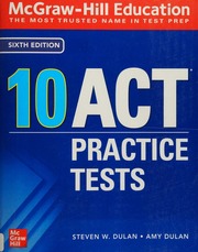 McGraw-Hill Education 10 ACT practice tests