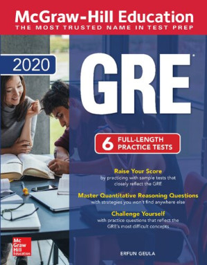 McGraw-Hill Education GRE 2020 By Erfun Geula