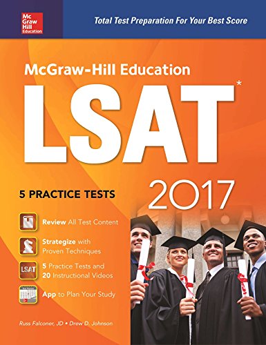 McGraw-Hill Education LSAT by Falconer, Johnson; McGraw-Hill Education (Firm), publisher