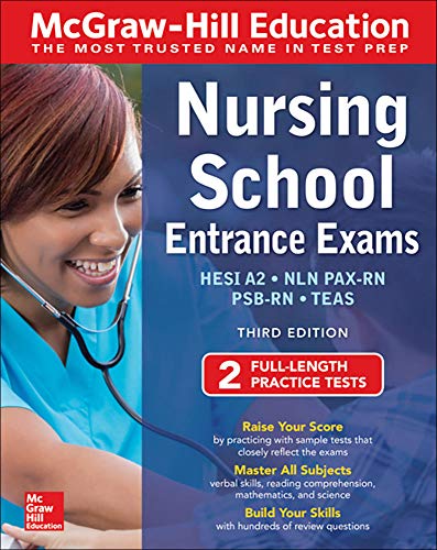 McGraw-Hill Education nursing school entrance exams