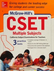 McGraw-Hill's CSET multiple subjects