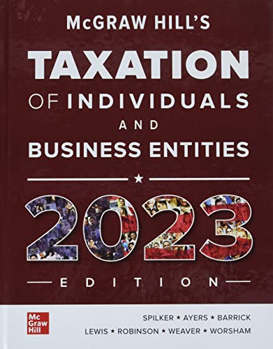 McGraw-Hill's Taxation of Individuals and Business Entities 2023 Edition - 9781265790295