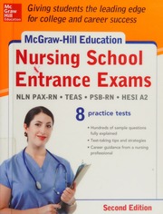 McGraw-Hill's nursing school entrance exams