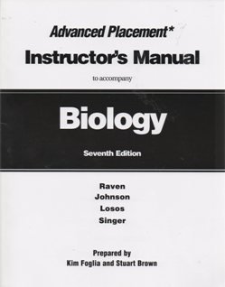 McGrawhill Biology 7th Edition Advance Placement Instructor's Manual