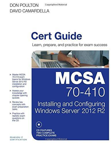 Mcsa 70 410 Cert Guide R2 Installing And Configuring Windows Server 2012