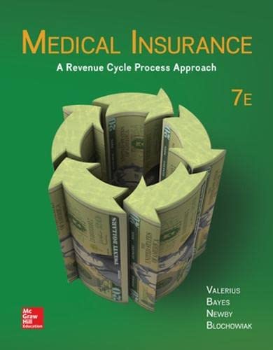 Medical insurance: an integrated claims process approach - 9780077840273
