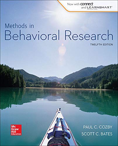 Methods in Behavioral Research (12th Edition)