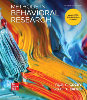 Methods in Behavorial Research By Paul C. Cozby, Scott C. Bates
