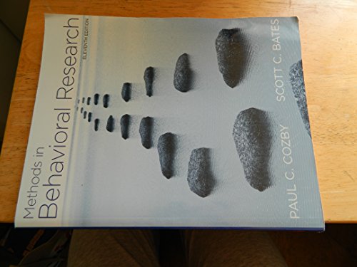 Methods in behavioral research - 9780078035159