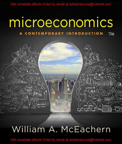 Microeconomics A Contemporary Introduction By William A McEachern