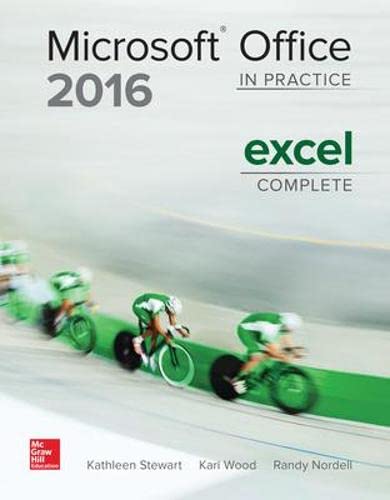 Microsoft Office 2016 In Practice Excel Complete