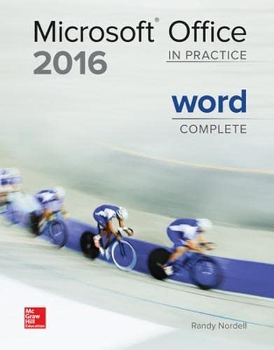 Microsoft Office 2016: in practice Word complete
