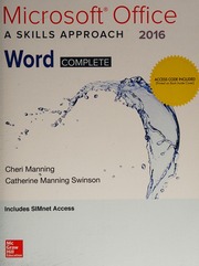 Microsoft Office:  A Skills Approach 2016 Word Complete