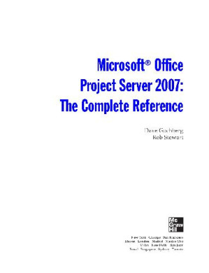 Microsoft Office Project Server 2007 : the complete reference