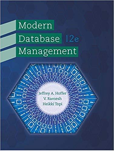 Modern Database Management 12Th Edition