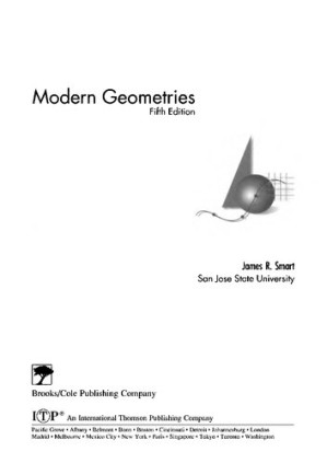 Modern Geometries By James R. Smart - 9780827384101