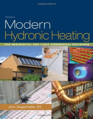 Modern Hydronic Heating: For Residential and Light Commercial Buildings By John Siegenthaler