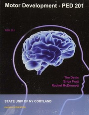 Motor Development - PED 201 by STATE UNIV OF CORTLAND Physical Education