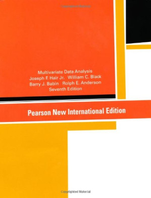 Multivariate Data Analysis - Jr, Joseph F Hair;Black, William C;Babin, Barry J;Anderson, Rolph E - 9781292021904