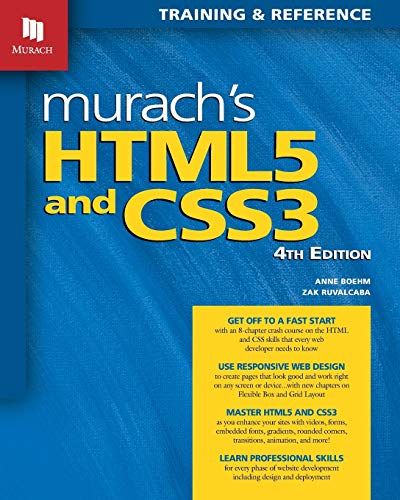 Murach's HTML5 and CSS3 (4th Edition) 4-edition