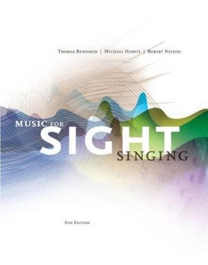 Music for Sight Singing By Thomas E. Benjamin, Michael Horvit, Robert S. Nelson