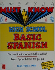 Must know high school Spanish by Yates, Jean, author