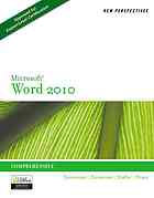 New perspectives on Microsoft Word 2010 : comprehensive By Zimmerman, S. Scott; et al