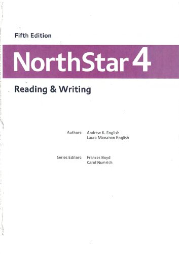 NorthStar 4: Reading & Writing - Andrew K. English, Laura Monahon English