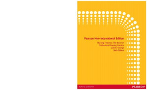 Nursing theories : the base for professional nursing practice - Julia B. George