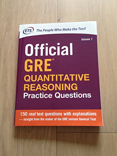 Official GRE Quantitative Reasoning Practice Questions - 9780071834322