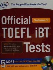 Official TOEFL iBT tests. Volume 1 - 9780071844680