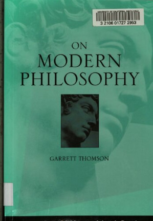 On Modern Philosophy By Garrett Thomson - 9780787665708
