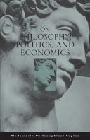 On Philosophy, Politics, and Economics By Gaus, G.F. - 9781413022810