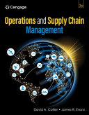 Operations and Supply Chain Management By David A. Collier, James R. Evans