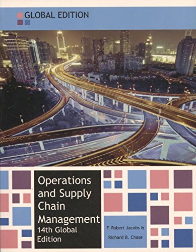 Operations and supply chain management