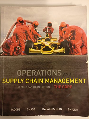 Operations and supply chain management: the core