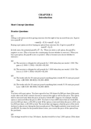 Options, Futures, and Other Derivatives.. Solutions Manual - Hull J.
