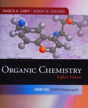 Organic Chemist by Francis A. Carey; Robert M. Giuliano