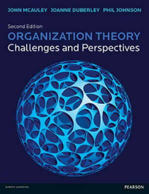 Organization Theory: Challenges & Perspectives - John McAuley