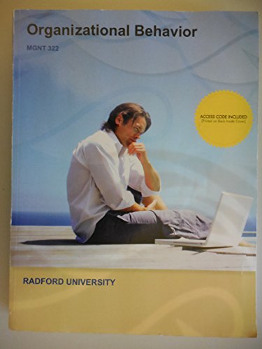 Organizational Behavior - Radford University