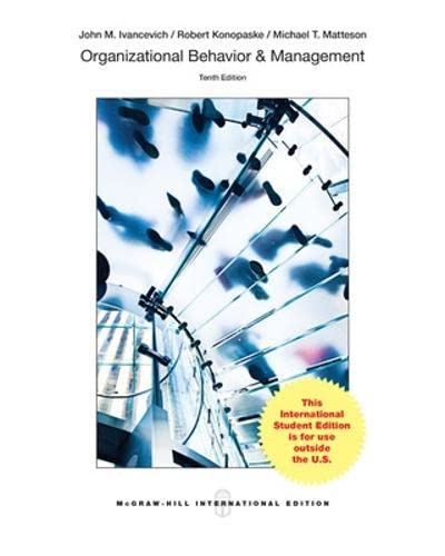 Organizational Behavior and Management - 9781259060595