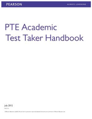 PTE Academic Test Taker Handbook - Pearson Education