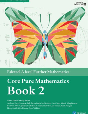 Pearson Edexcel A level Further Mathematics: Core Pure Mathematics Book 2 Textbook (A level Maths and Further Maths 2017)