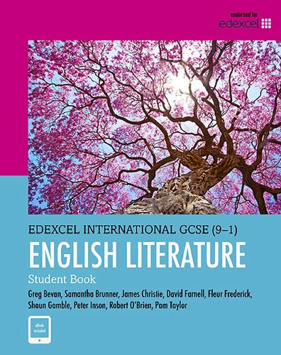 Pearson Edexcel International GCSE (9-1) English Literature: Student Book (Pearson Education, 2021)