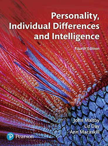 Personality, individual differences and intelligence
