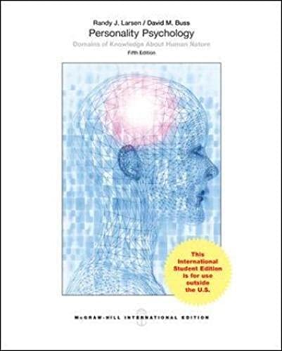 Personality psychology: domains of knowledge about human nature - 9780071318525
