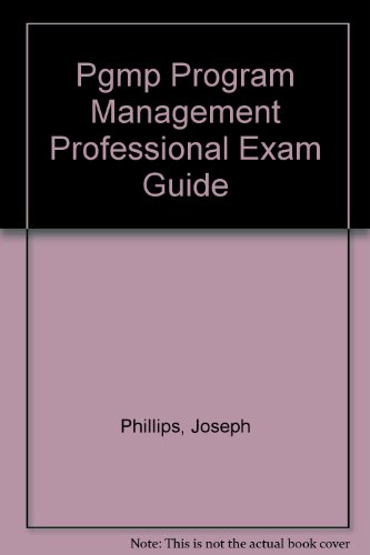 PgMP program management professional exam guide
