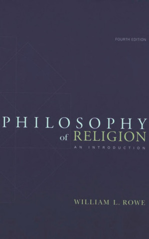 Philosophy of Religion: An Introduction By William L. Rowe - 9781408507131