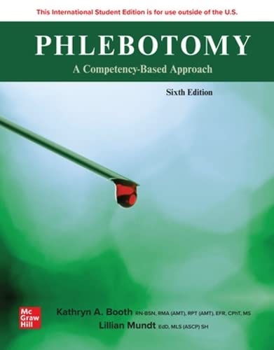 Phlebotomy: A Competency Based Approach