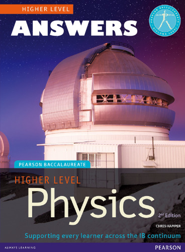 Physics HL - ANSWERS - Chris Hamper